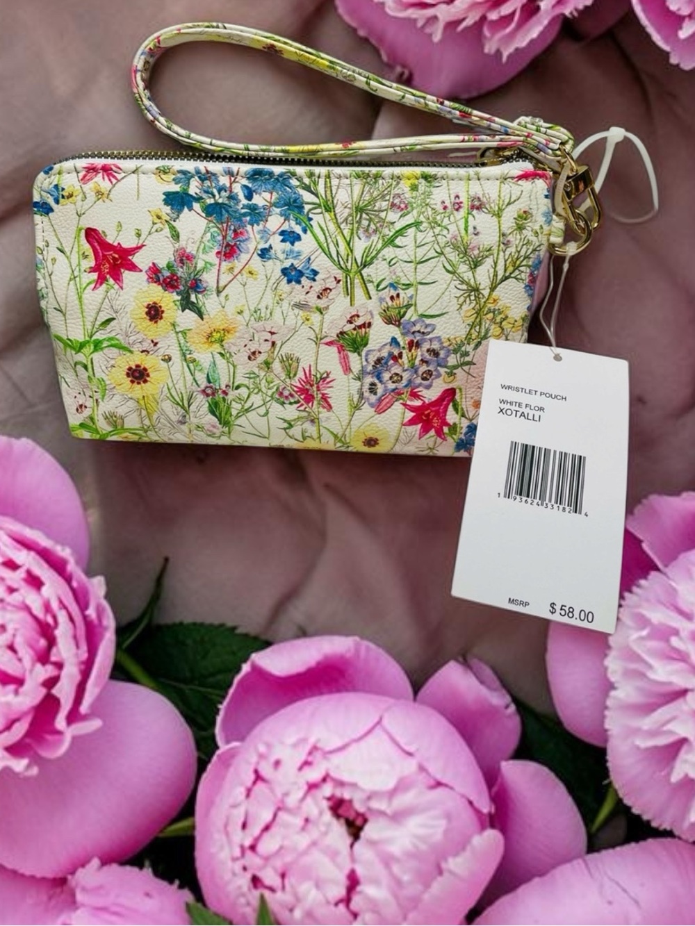 Betsey Johnson floral double zip wristlet clutch NWT - Picture 5 of 16